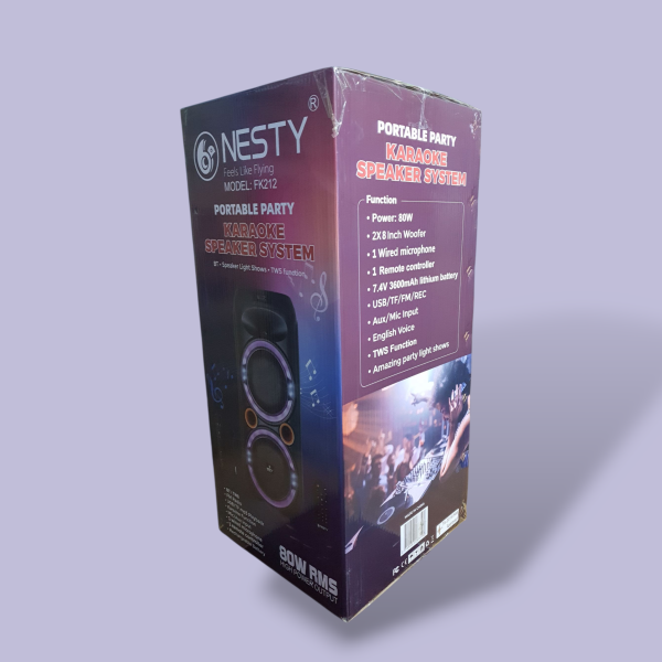 NESTY BLUETOOTH PARTY SPEAKER KARAOKE - Image 4
